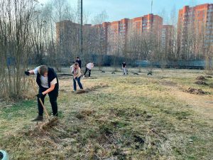 Очередной субботник в ДИНО