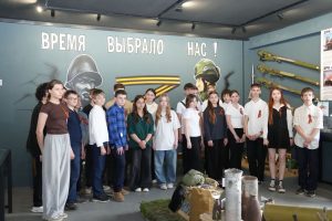 Учащиеся Яхромской СОШ № 2 посетили музей Специальной военной операции Подмосковного политехнического колледжа
