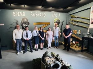 Гостем музея «Специальной военной операции» Подмосковного политехнического колледжа стал заместитель генерального директора МБУ «Музей‑заповедник „Дмитровский Кремль“