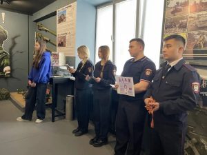 Музей СВО Подмосковного политехнического колледжа присоединился к акции «Георгиевская ленточка»