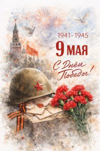 Подмосковный политехнический колледж поздравляет всех с 9 мая – С Днём Победы!