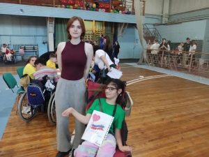 Волонтёры Подмосковного политехнического колледжа приняли участие в празднике для детей с ограниченными возможностями здоровья