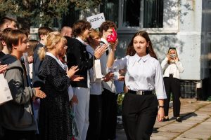 1 сентября в Подмосковном политехническом колледже прошла торжественная линейка, посвящённая Дню знаний и началу учебного года