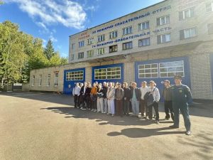 Студенты Подмосковного политеха посетили пожарно-спасательную часть МЧС России